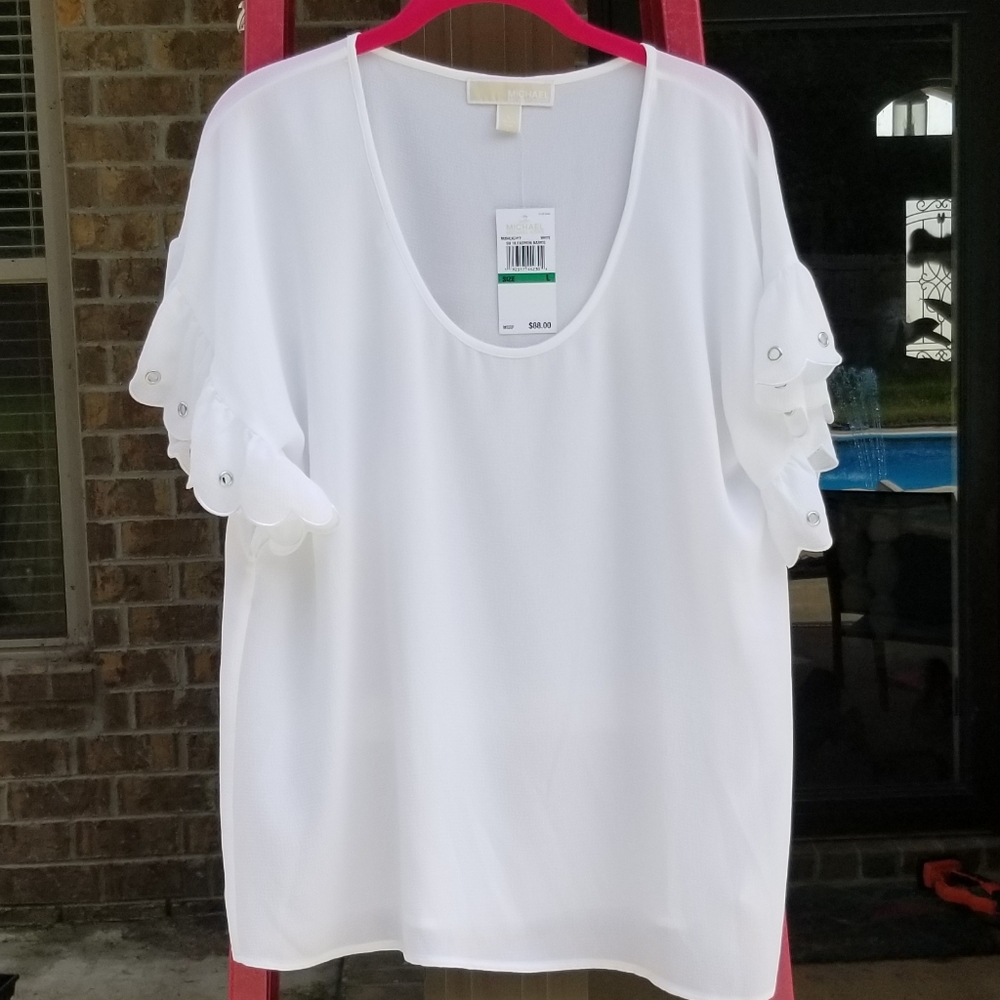 Michael Michael Kors sheer blouse